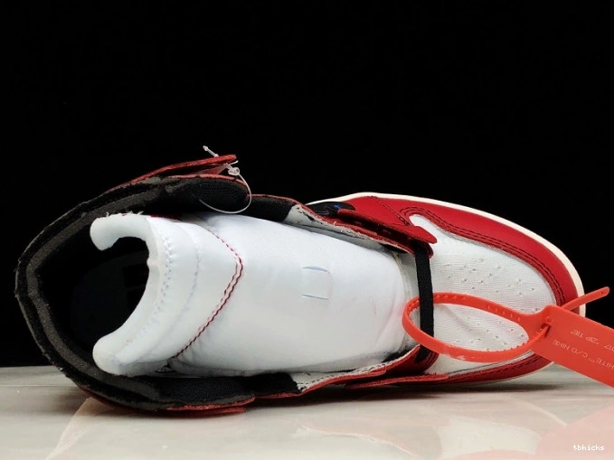 Rep TBK The Ten 1 Retro AA3834-101 Jordan Air Off-White Chicago 0630